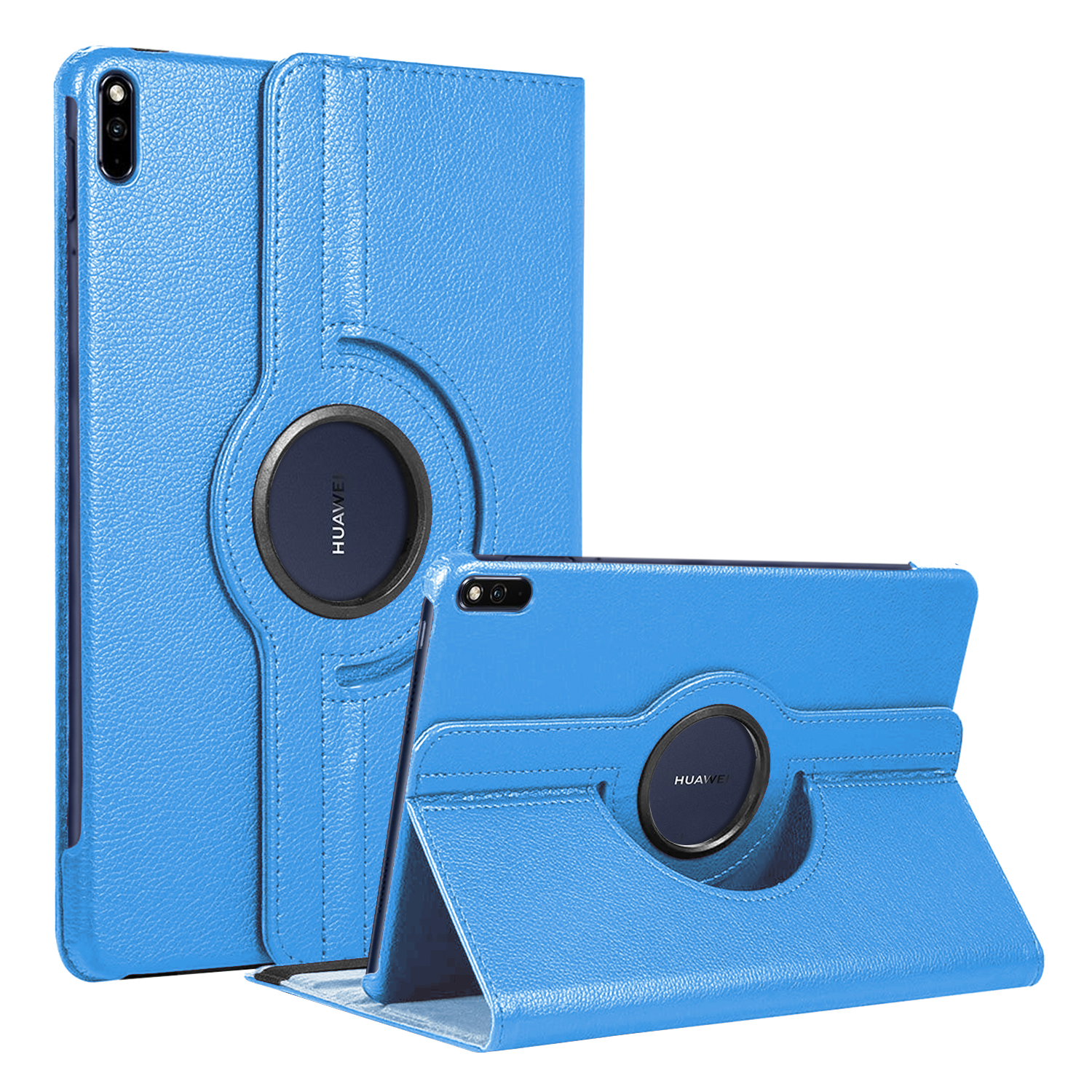 Huawei MatePad 10 4 Kılıf CaseUp 360 Rotating Stand Mavi